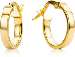 Gold - 9 karat (375) Gelbgold – Creolen Gold 13.5 mm
