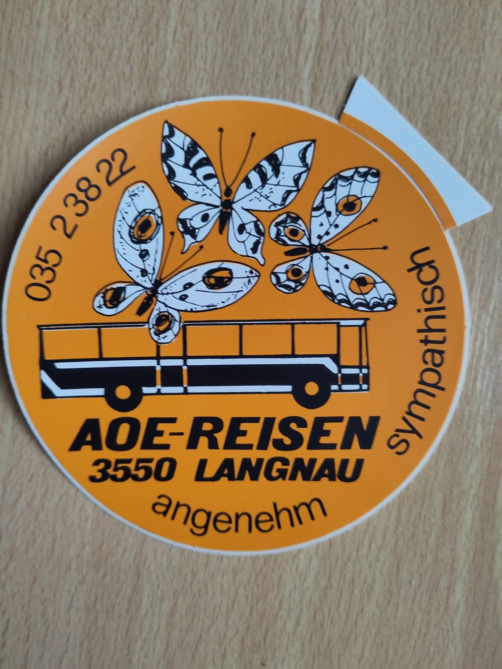 Aufkleber: Autocollants vintage canton de Berne – Gebraucht aus Cormoret von vote1881 1