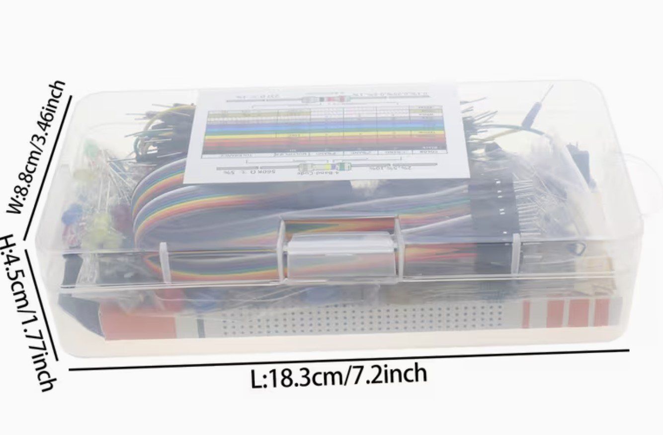 Componenti elettronici: Electronic Component Starter Kit Wire Breadboard LED Buzzers – Nuovo e nell'imballaggio originale da Horw venduto da Arta20000 1