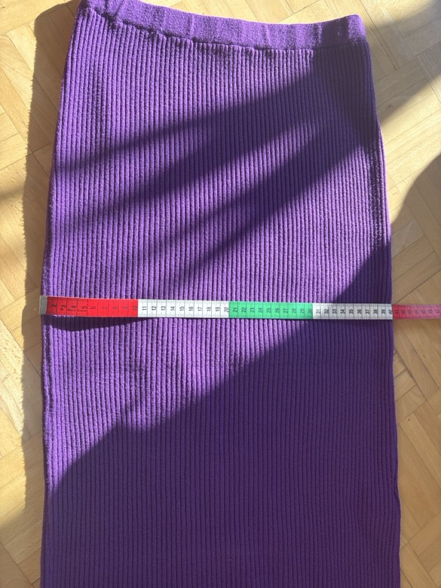 Gonne: Trend Strickrock von Lumina, Lila – Usato da Basel venduto da FannySt 6