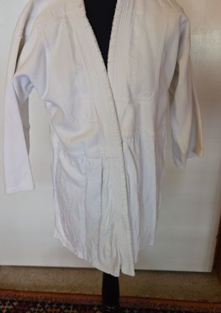 Judo Jacke weiss Baumwolle gebrauchter Zustand