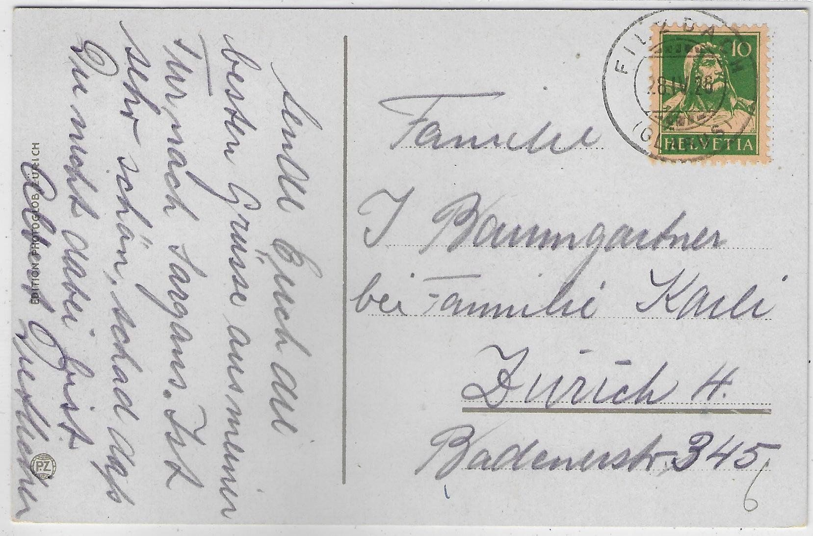 Cartoline postali: Walensee mit Churfirsten - Litho – Usato da Ettingen venduto da Kartenplanet 1