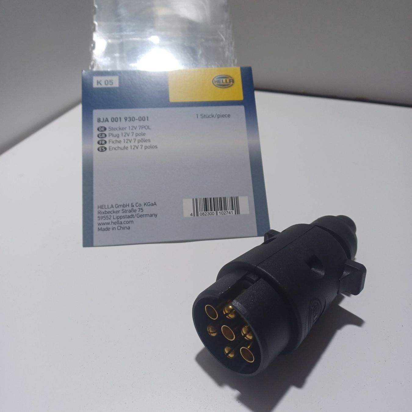 Parti ricambio per rimorchio: 7 Pol Stecker Hella – Nuovo e nell'imballaggio originale da Münsingen venduto da sttech 1