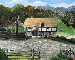 Taverne Gemälde 40x50cm