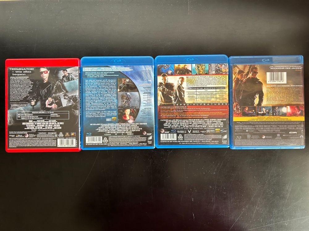 DVD - 4 x Terminator - Arnold Schwarzenegger (Gebraucht) in Biberstein ...