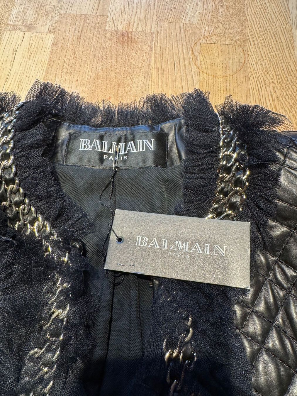 Balmain Giacche: Balmain Quilted Lambskin Leather Jacket – Nuovo e nell'imballaggio originale da Grund b. Gstaad venduto da ReLuxe 2