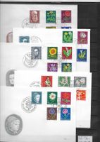 5 PJ FDC 1959 - 1963 Kat: CHF 132.-