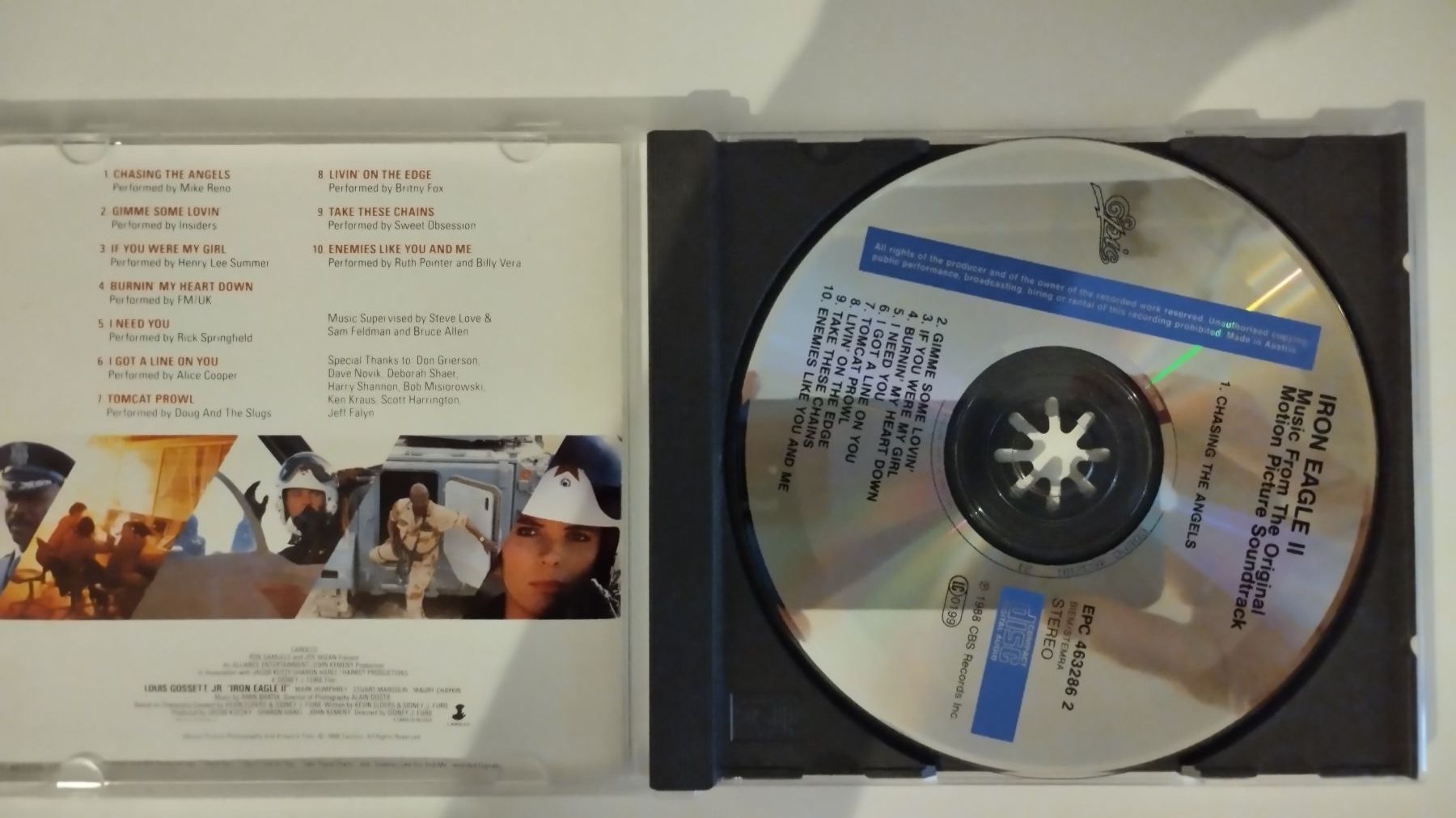CDs: IRON EAGLE 1+2 CD SOUNDTRACKS – Gebraucht aus Basel von Bal-Sagoth 3