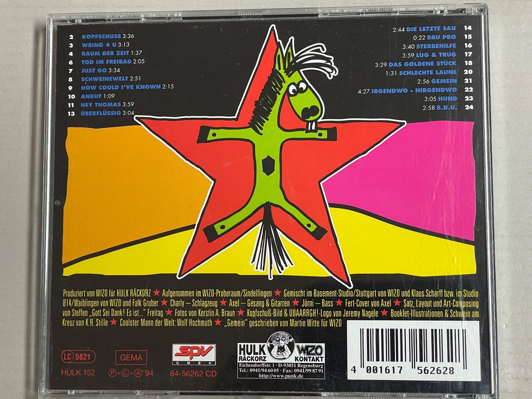CD: Wizo-UUAARRGH CD – Usato da Muri b. Bern venduto da AdidasCollector 1