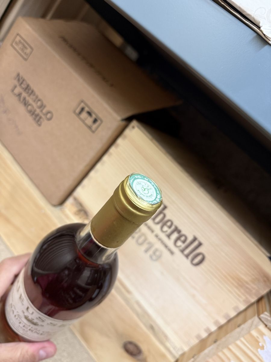 Vino: Chateau Rieussec Sauternes 1982 – Nuovo e nell'imballaggio originale da Troinex venduto da Airain 1