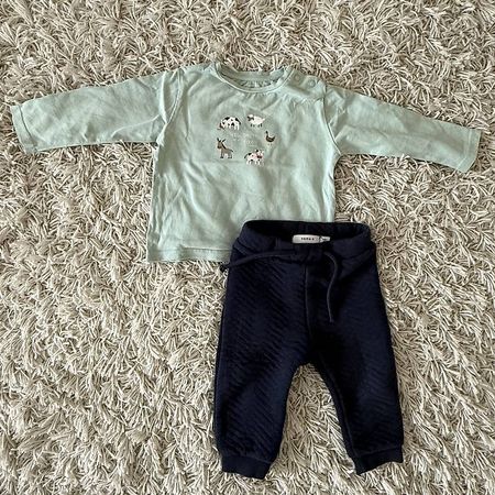 Baby Kleiderset von Name it und s.Oliver Gr. 68, Hose shirt