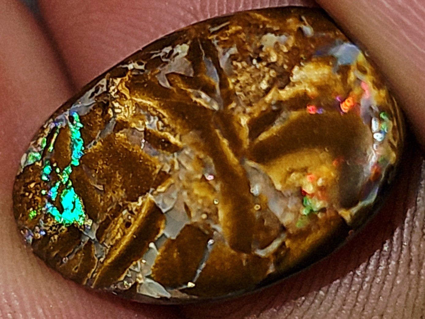 Pietre preziose: Natürlicher Australischer Boulder Opal – Nuovo e nell'imballaggio originale da Uerkheim venduto da Winwinner 4