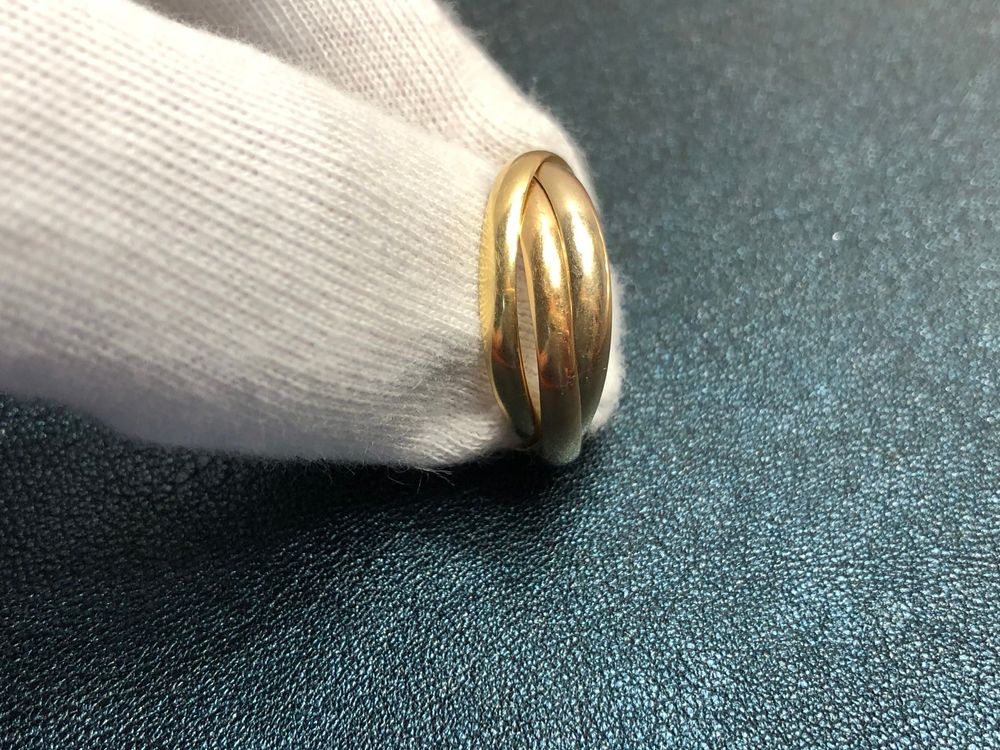 Anelli: Ring Triqueta aus 18 Karat tricolor Gold Au 750 – Usato da Bern venduto da bombich 8