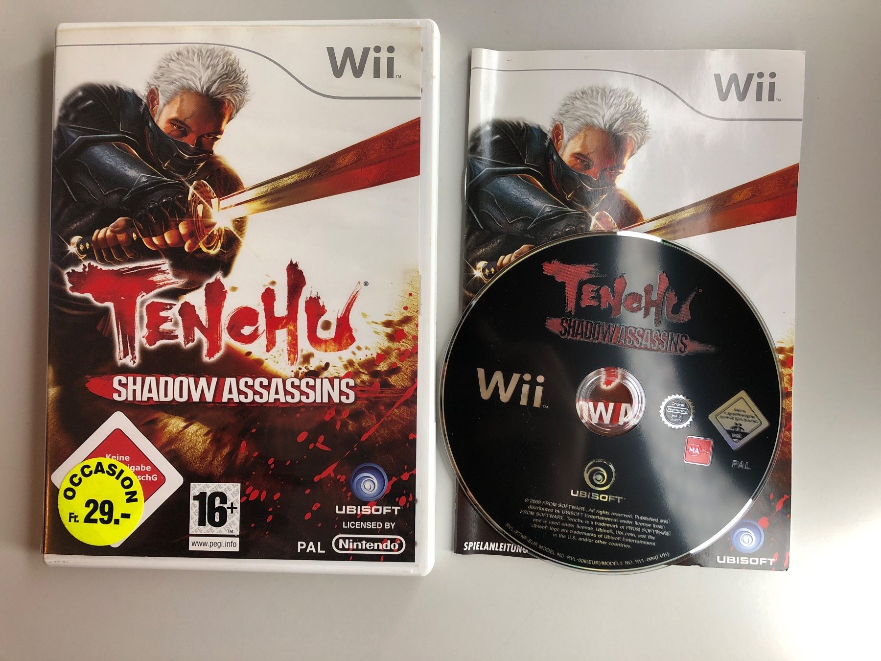 Nintendo Spiele: Tenchu Shadow Assassins - Wii – Gebraucht aus St.gallen von taduz
