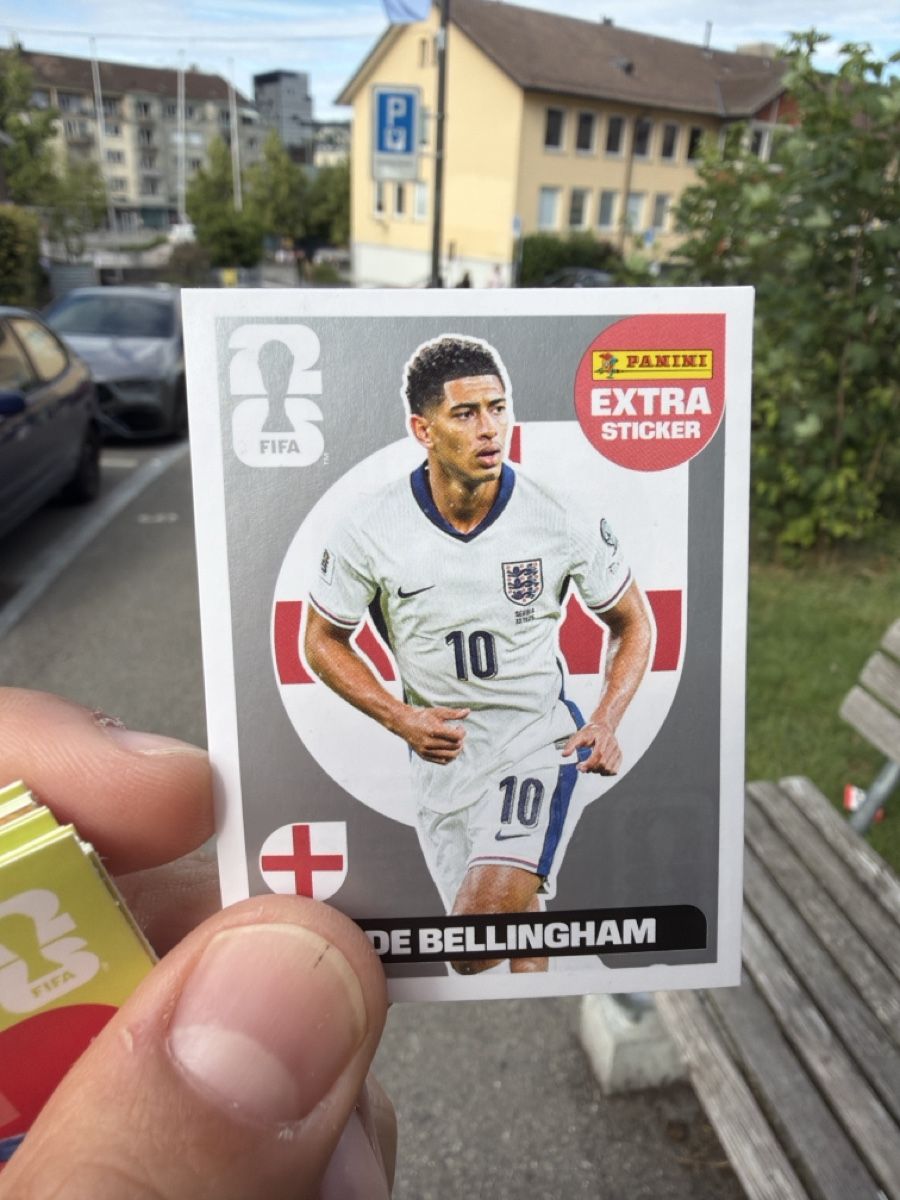 Panini Sammelbilder & Trading cards: Panini Sticker Jude Bellingham  SILVER – Neu und originalverpackt aus Schlieren von alt_wct8