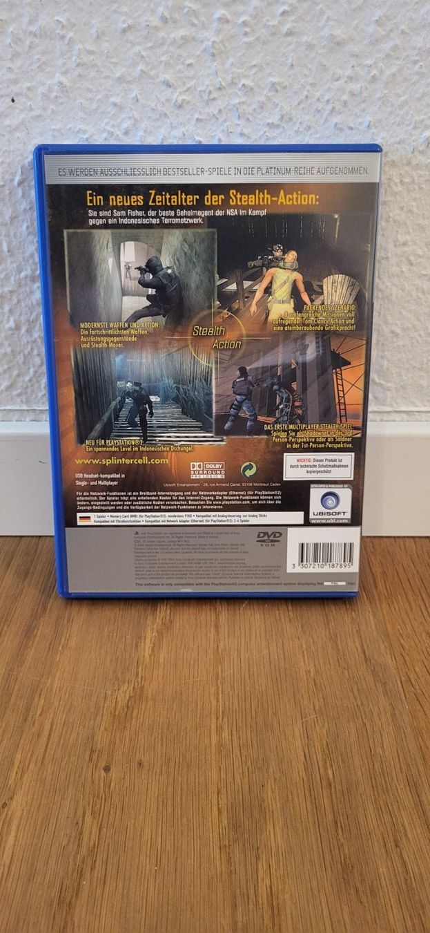 Sony Giochi: PS 2 - Splinter Cell Pandora Tomorrow – Usato da Münsingen venduto da DigitaleSpielecke 1