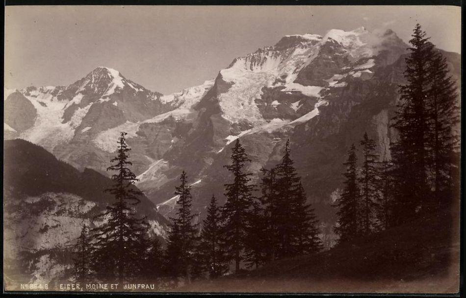 Fotografie & Manifesti: Fotografie Mürren, Blick auf Eiger, M – Usato da Berlin venduto da bartko-reher