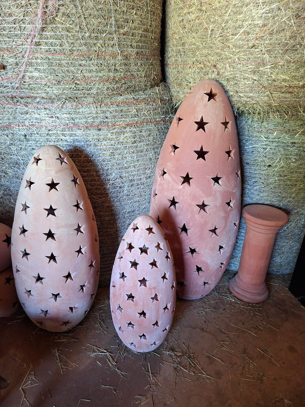 Tutte le decorazioni: Ton Zapfen 3er Set Deko Garten – Usato da Thalheim AG venduto da sve_p5zz