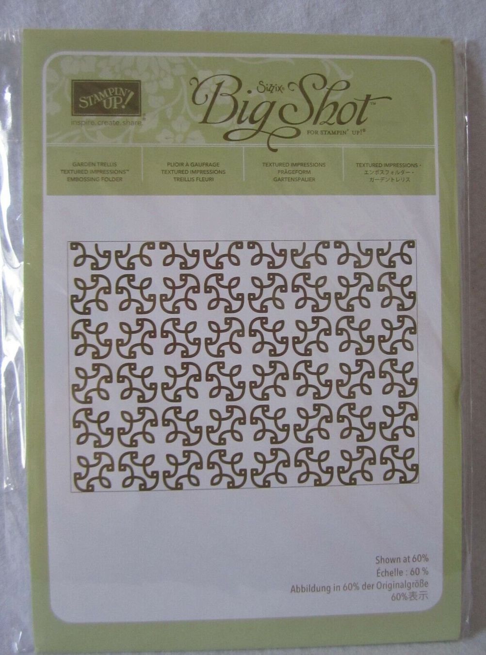 Stampin' up! Sciablone: Stampin up Prägeform "Gartenspalier" – Nuovo (secondo la descrizione) da Frauenkappelen venduto da evangelina78