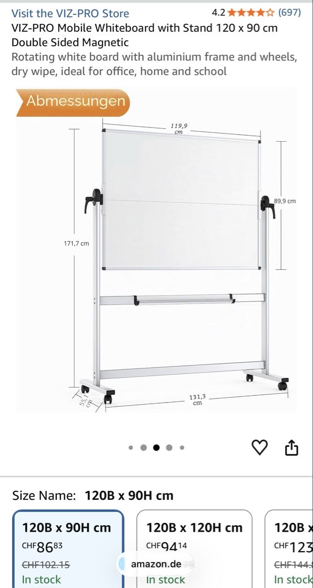 Tableaux: Whiteboard / tableau blanc – Neuf (Voir description) à Bern par aur_89dl 2