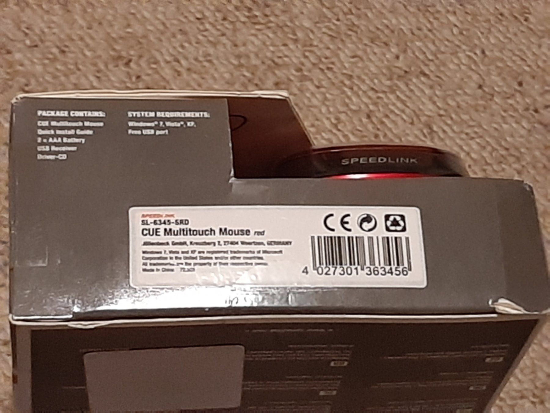 Souris: SPEEDLINK Cue Multitouch Mouse – Neuf avec emballage d'origine à Porza par ulletta1 4