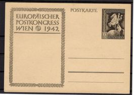 R2004  /  Allemagne Reich entier congrès Européen 1942 WIEN