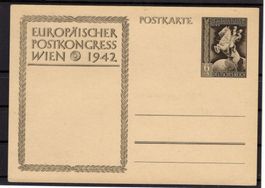 R648  /  Allemagne entier congrès Européen 1942 WIEN