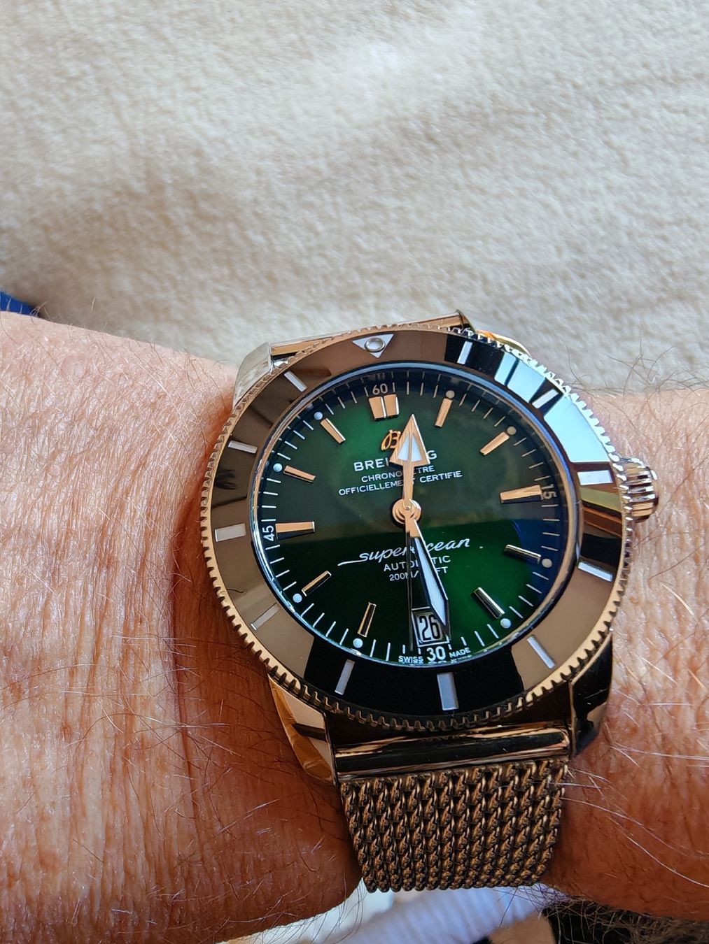 Breitling Orologi: Breitling Superocean Heritage 42 cadran vert Full Set Neuve – Nuovo e nell'imballaggio originale da TROISTORRENTS venduto da winwin63 6