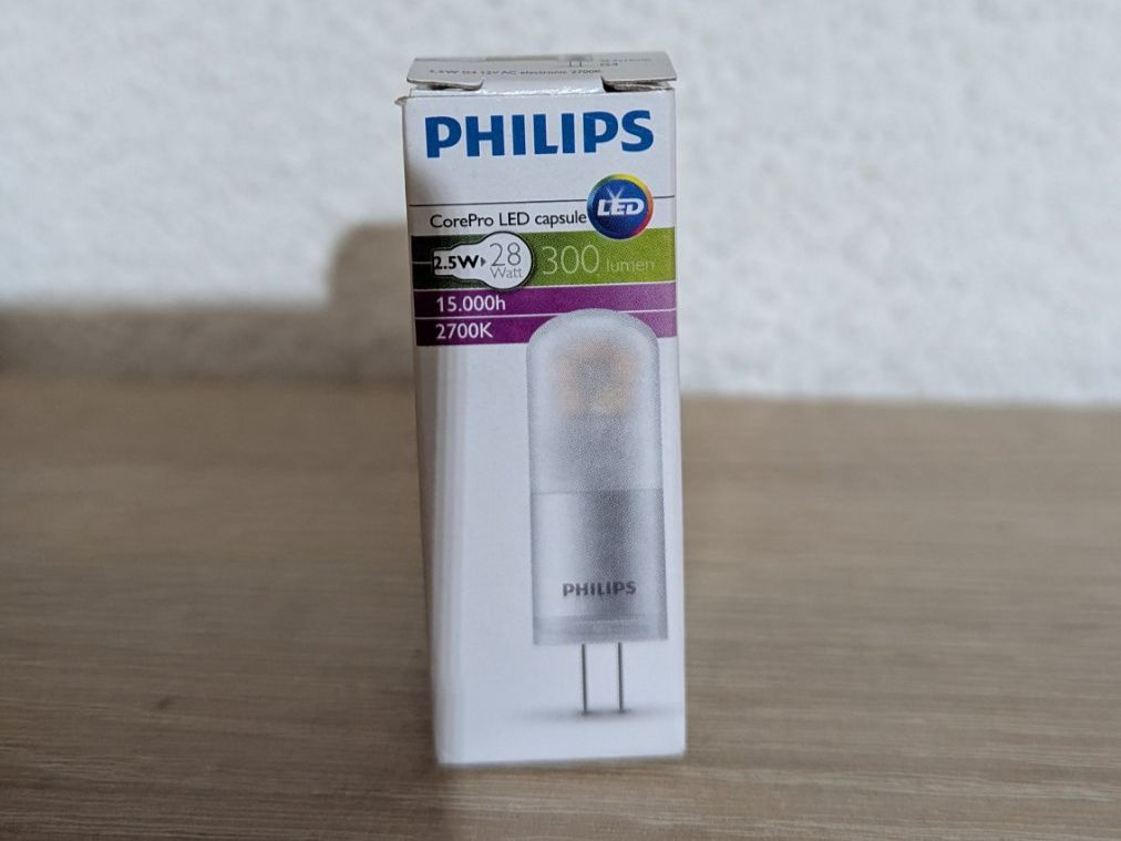 Philips Lampen: Lampe LED Philips CorePro capsule neuve, 2.5W, 2700K – Neu und originalverpackt aus Vufflens-Château von jerome_vd2010