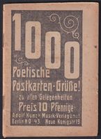Heft Poetische Postkarten-Grüsse mit Ge