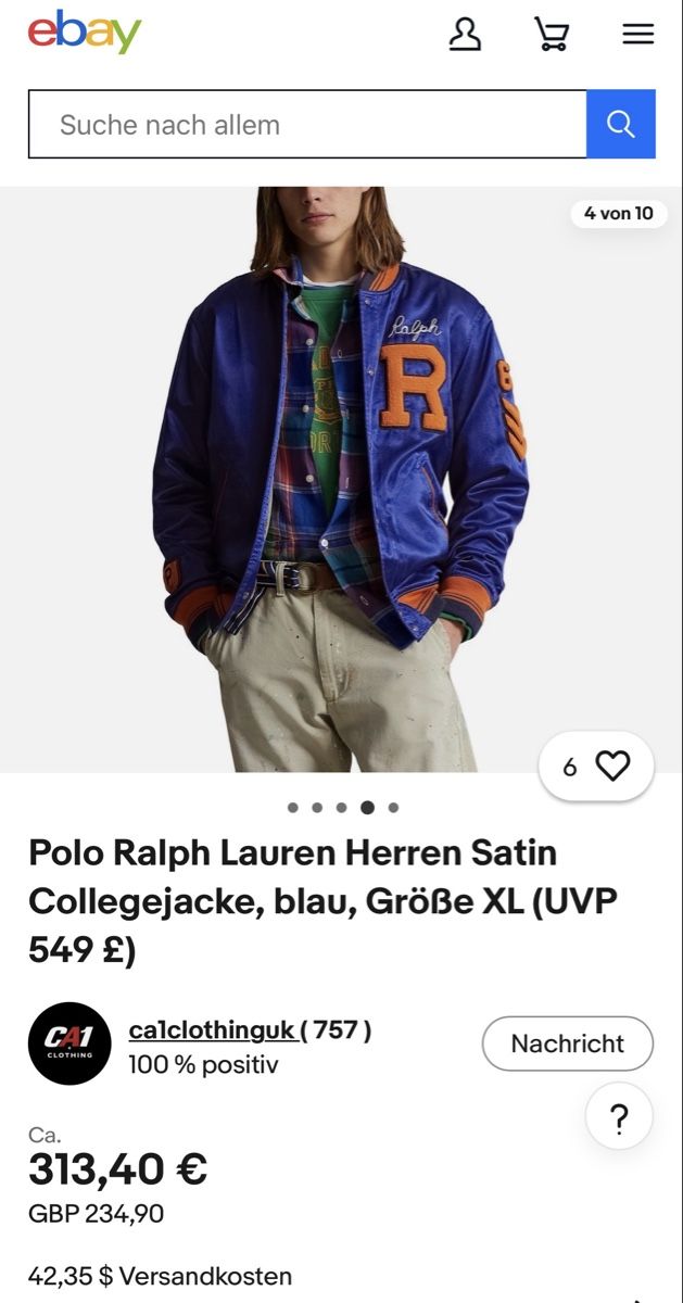 Ralph Lauren Giacche: Polo Ralph Lauren Pre-owned Bomberjacke - blue – Usato da Schwende venduto da weesli 9