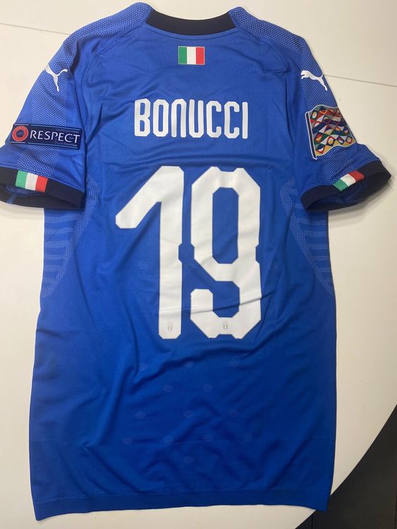 Maillot Vintage 2013/14 Juventus Extérieur - Bonucci 19 (2XL) Authentique
