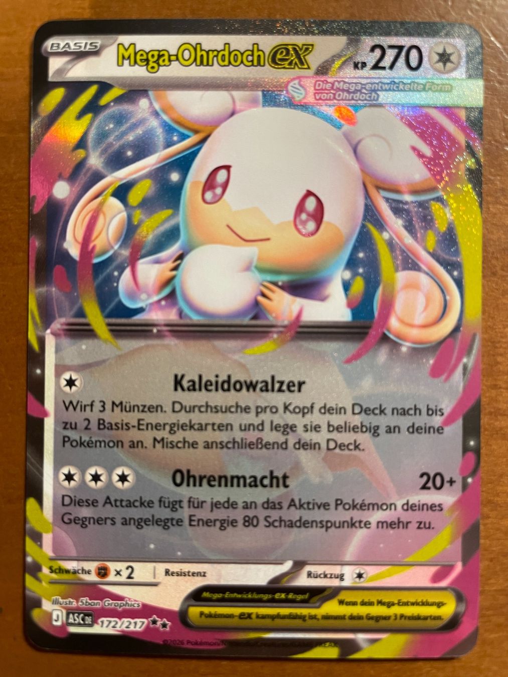 Pokémon Carte collezionabili: Pokemon Mega-Ohrdoch eX (Versand gratis) – Nuovo (secondo la descrizione) da Chur venduto da Angerson