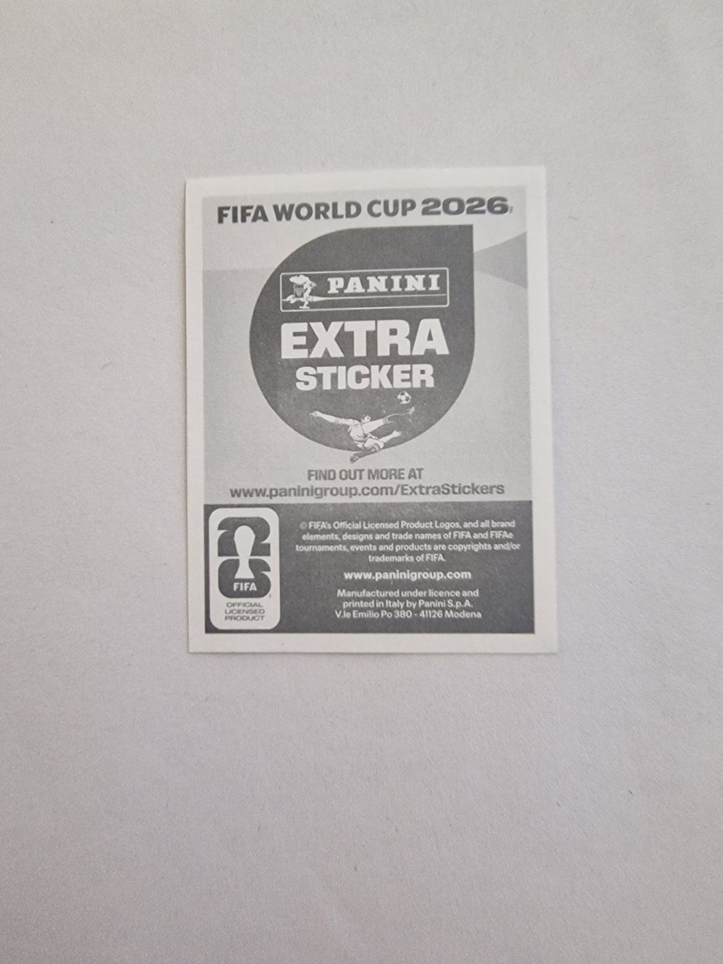 Panini Carte collezionabili: Panini WM 2026 extra Sticker - Modric in Gold – Nuovo (secondo la descrizione) da Adliswil venduto da vendor123 1