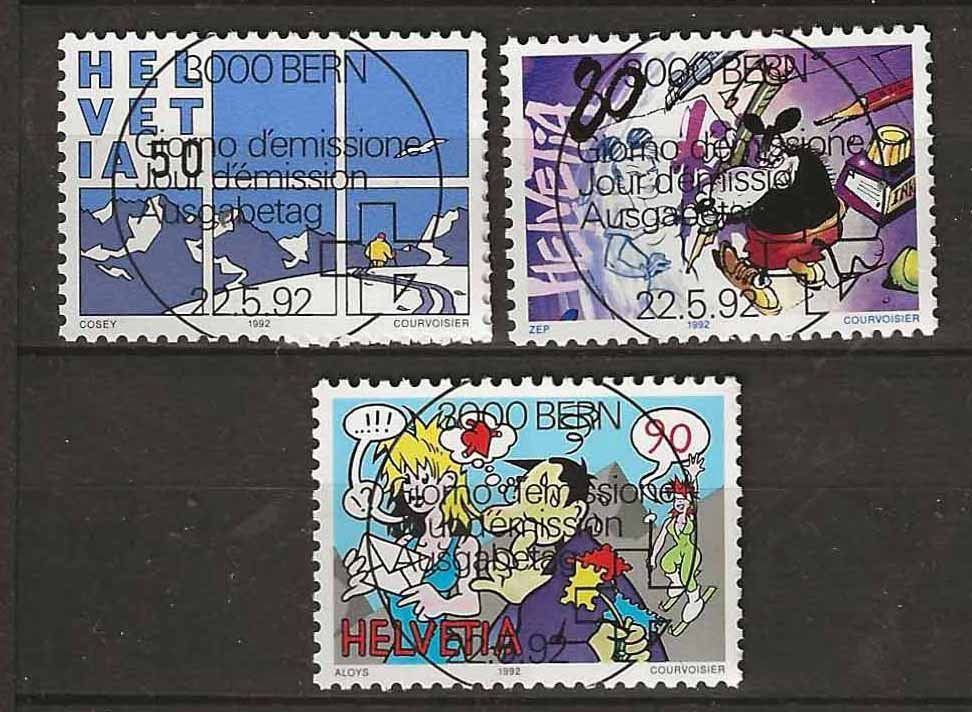 Tutti i francobolli: V0828 - Comics  vollstempel – Usato da Trélex venduto da Phil_Albert