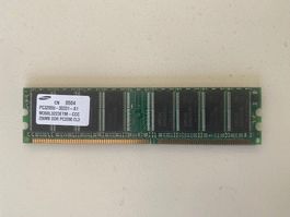 Samsung 256MB DDR PC3200 CL3 RAM