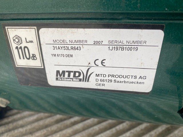 Toutes les machines: Schneefräse Yard Man 31AY53LR643 – D'occasion à Niederhasli par Tigerproduct 4