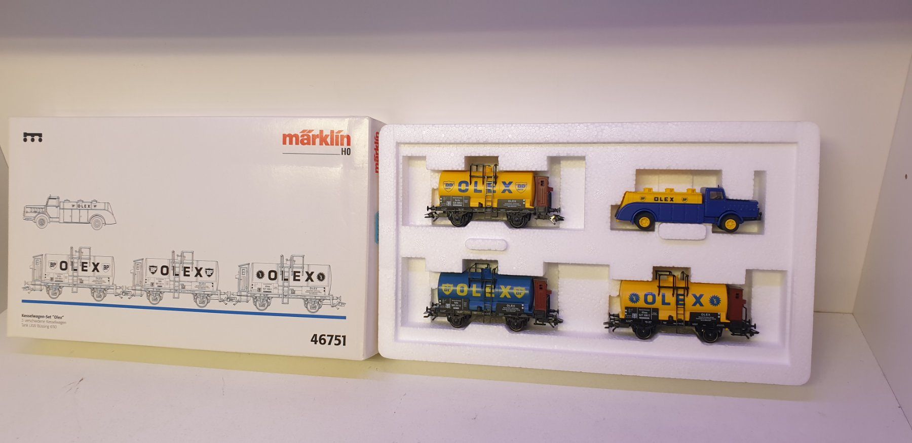 Märklin Modelleisenbahnen: Märklin Wagenset Olex 46751 H0/AC – Gebraucht aus Neuenhof von ludovicco
