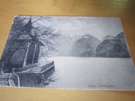 AXENSTRASSE antike Postkarte TELLSKAPELLE