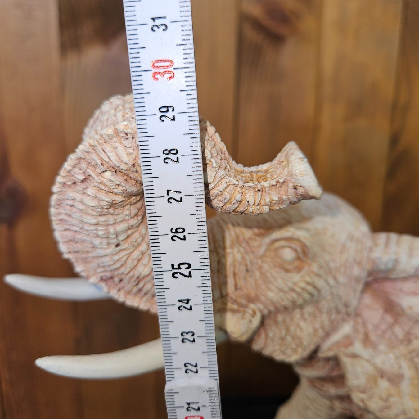 Figuren: Dekofigur Elefant beige ca. 30cm H Neu Gibs oder Kunstgibs – Neu (gemäss Beschreibung) aus St.Gallenkappel von RocknSkull 1