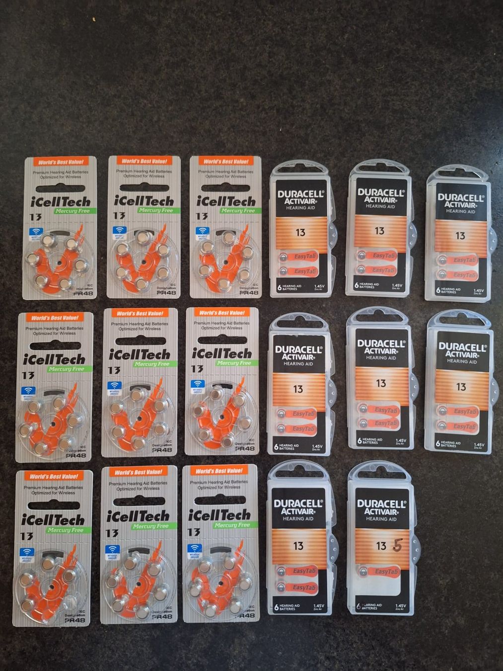 Duracell Caricatori & Batterie: Hörgerätebatterien Typ 13 Duracell iCellTech Neuware – Usato da appenzell venduto da Meith