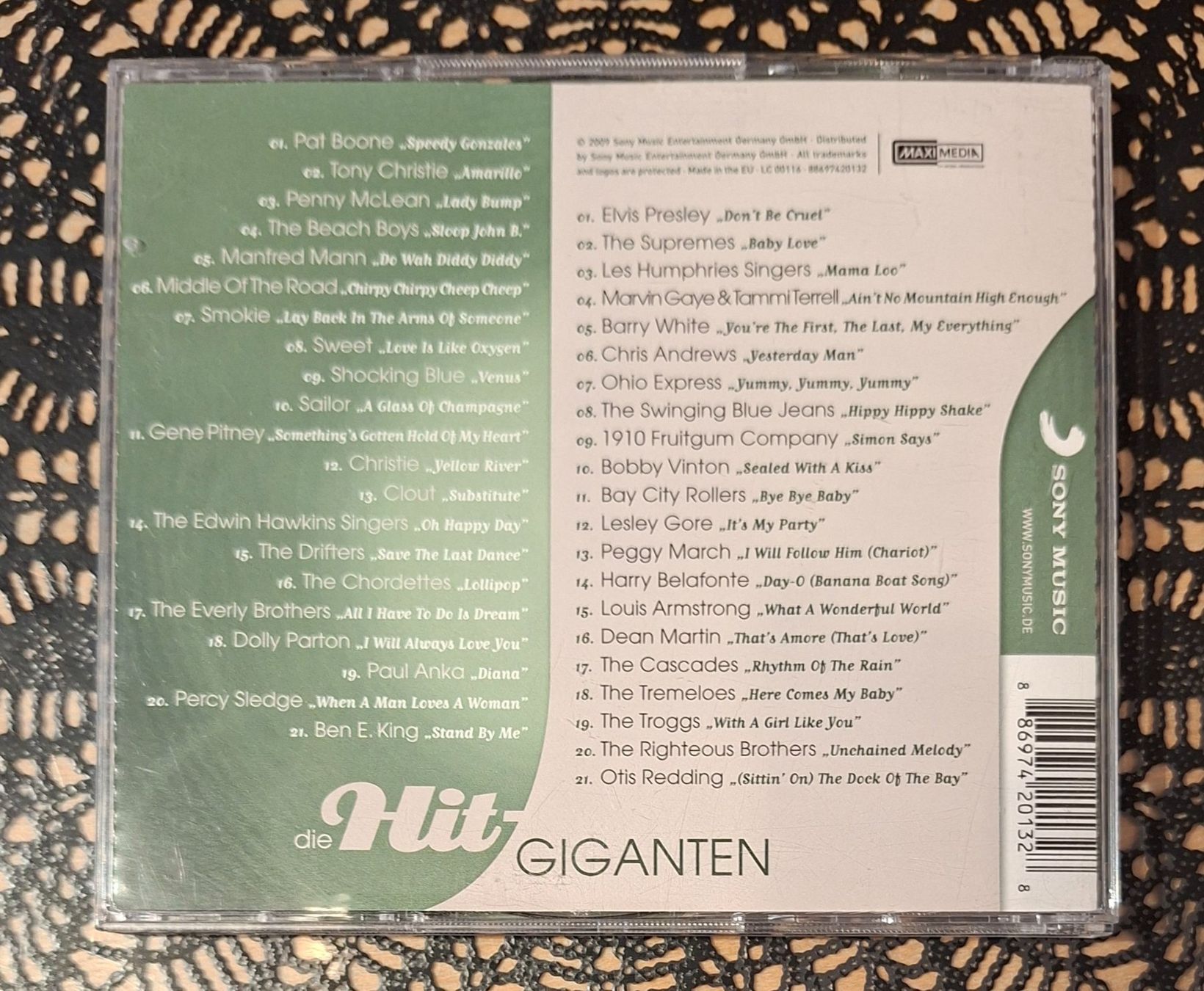 CDs: Die Hit Giganten - Oldies, 2CD Hit Compilation 2009 – Gebraucht aus Schönenberg TG von breiti12 1