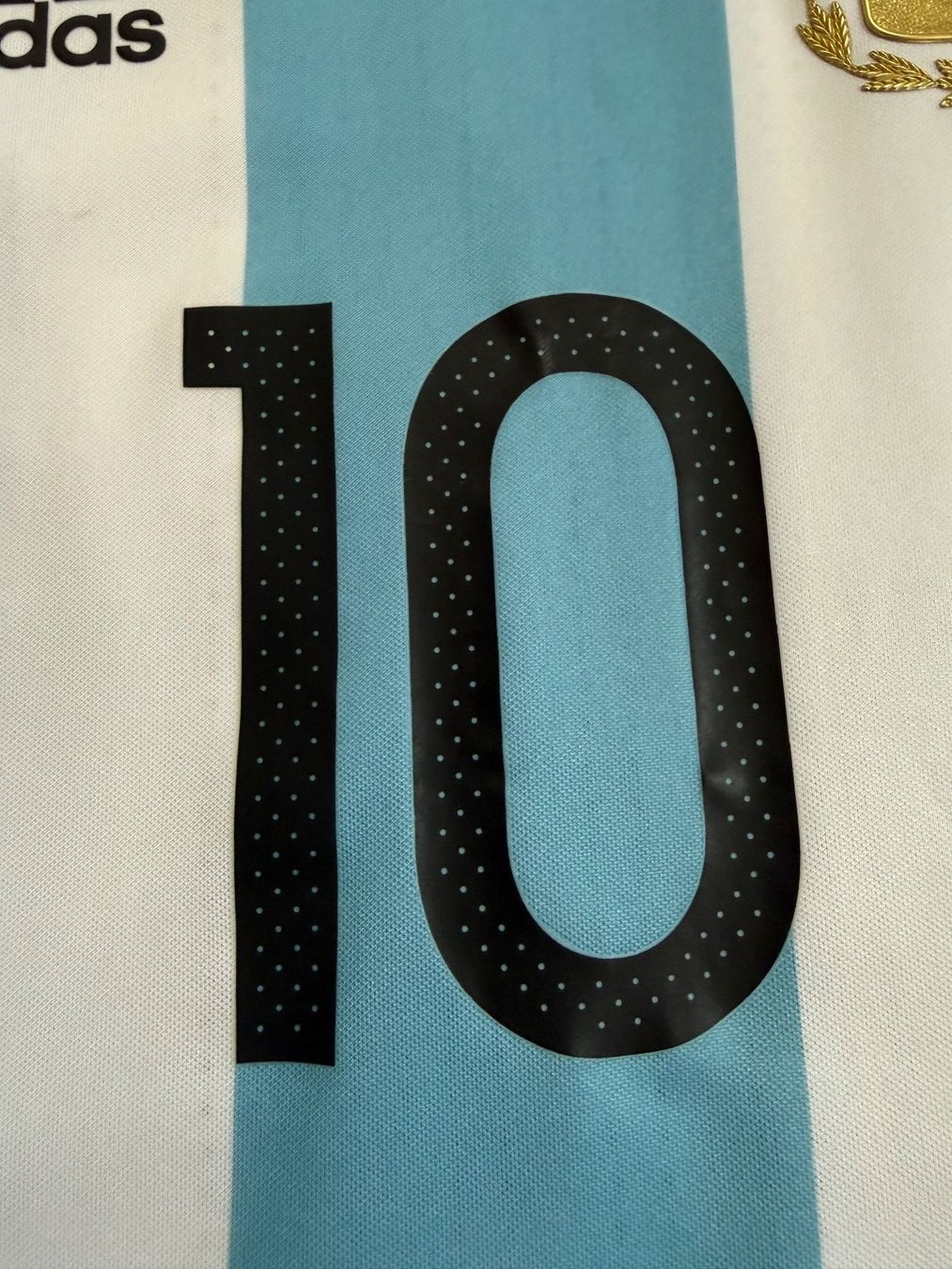 Adidas Canottiere & Pantaloni: Maillot Argentine Messi player issue – Usato da La Chaux-de-Fonds venduto da nahuelshim 5