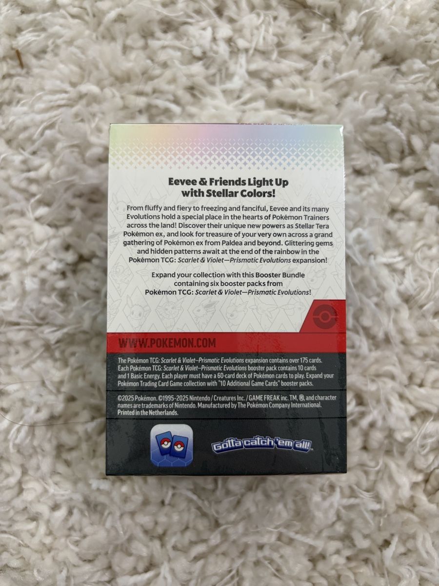 Pokémon Carte collezionabili: Prismatic Evolutions Booster Bundle EN🇬🇧 Ab 1.- – Nuovo e nell'imballaggio originale da Zürich venduto da PokeKing 1