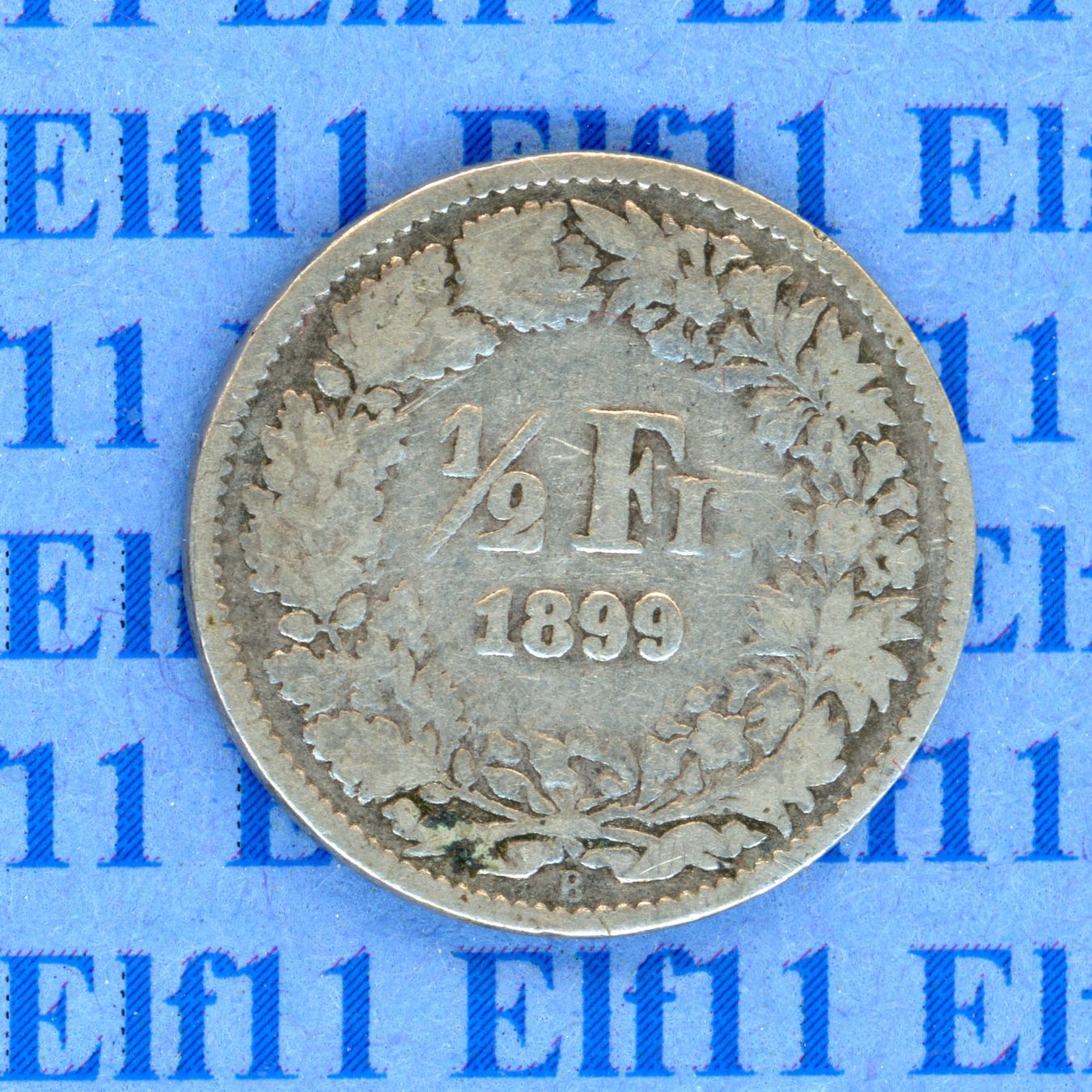 Tutti le monete: CHF___0.50 1899 s 50 Rappen – Usato da Widnau venduto da Elf11