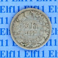 CHF___0.50 1899 s 50 Rappen