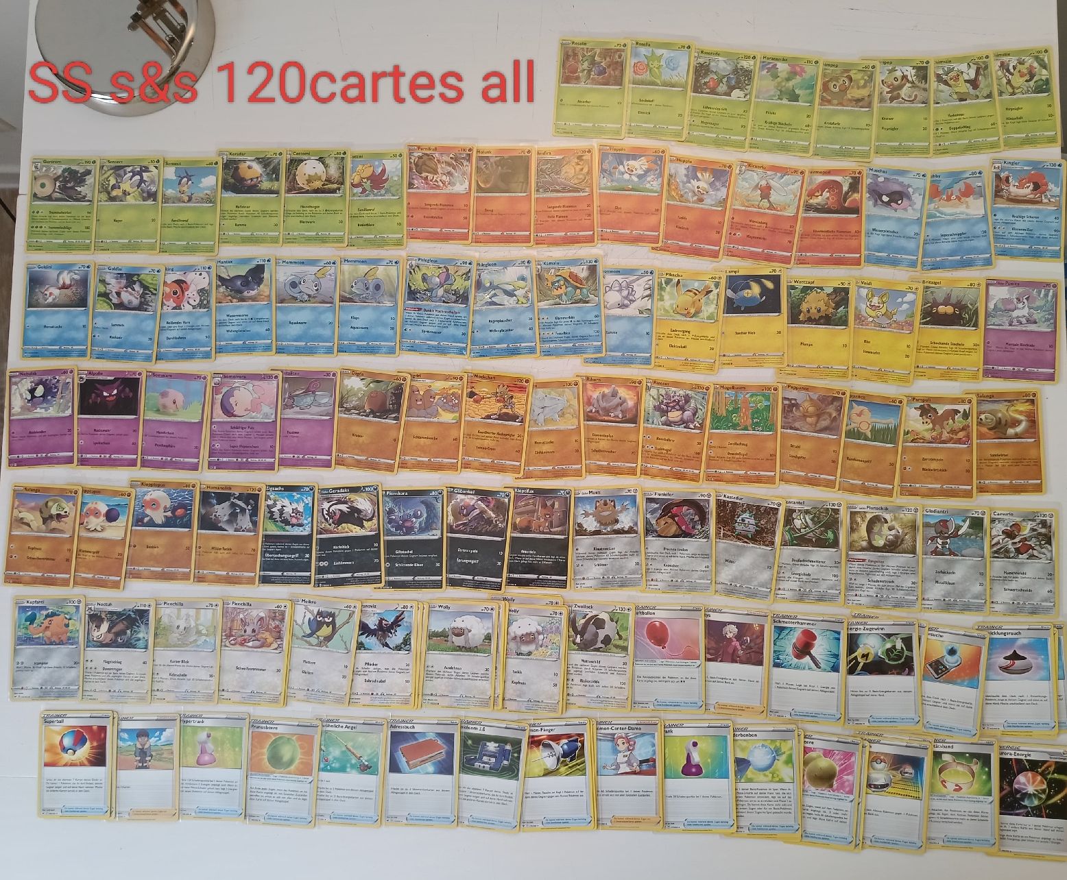 Pokémon Carte collezionabili: lot de carte Pokemon epee et bouclier – Usato da Plan-les-Ouates venduto da Mathias_c