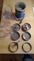 NutriBullet Mixer mit diversen Bechern und Messereinheiten