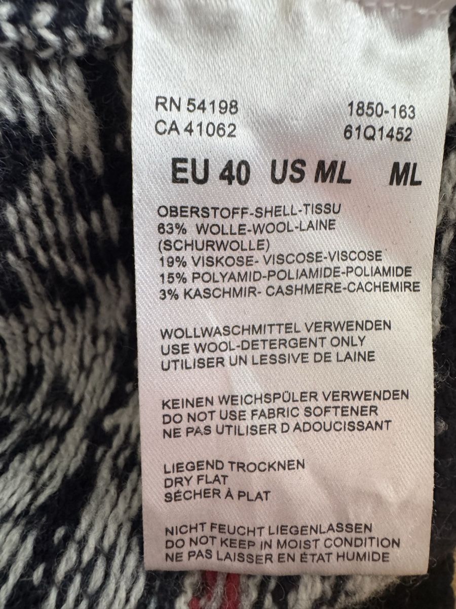 Bogner Pullover & Sweatshirts: Bogner Zip Front Norwegian Style Wool Sweater 40/M – Gebraucht aus Fällanden von emi_x6xw 3