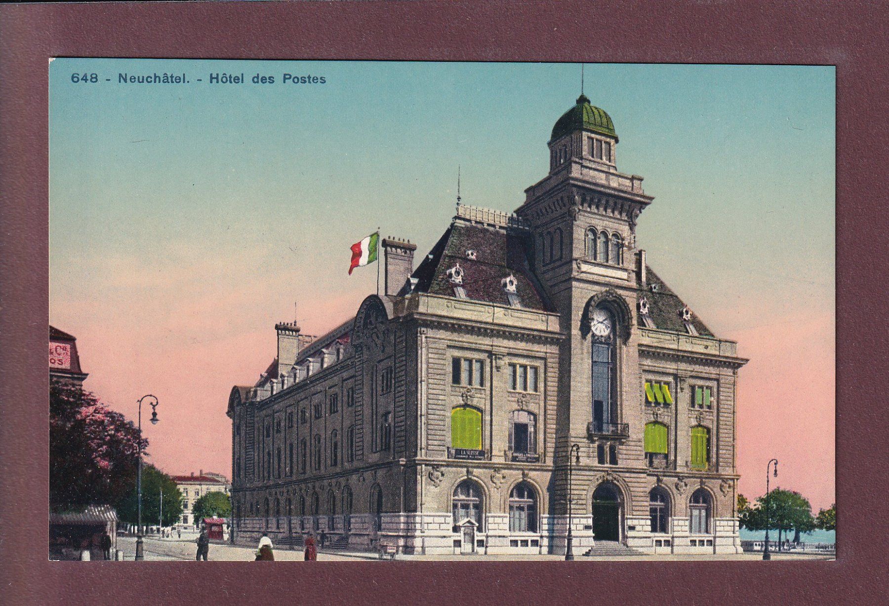 Ansichtskarten: NEUCHÂTEL - Hôtel des Postes – Gebraucht aus Pully von nicecards